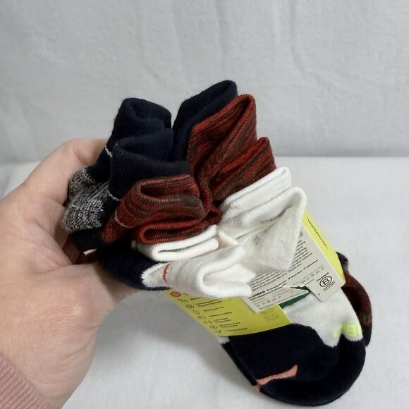 NEW 3-Pack Bombas Performance Running Midweight Multi-Color Ankle Socks Size L - Picture 5 of 6